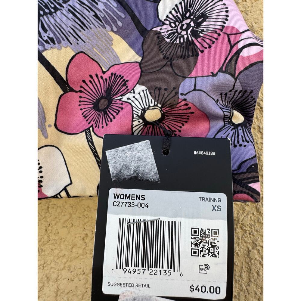 Nike Floral Dri Fit Sports Bra Extra Small - Picture 9 of 10